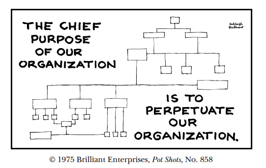 Organization purpose needs honorable closure